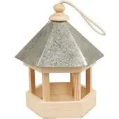 Creativ Company Mangeoire pour oiseaux avec toit en zinc