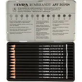 Lyra Rembrandt Art Design Pack de 12 stylos graphiques