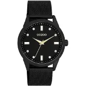 Oozoo Montre noire en métal Timepieces Femmes Montre à quartz analogique UOC11284