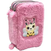Tinka Bee Rosa (8 804205) Triple Pocket Pencil Case Rose Homme