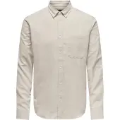 Only & Sons Chemise 'Onsgudmund' gris clair