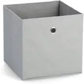 Zeller Boîte de rangement Vlieseline, organisateur pour une utilisation universelle, Textilbox, couleur: gris clair