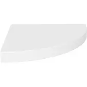 vidaXL Étagère d'angle flottante Blanc 35x35x3,8 cm MDF