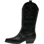 ONLY Bottes de cowboy 'Bronco' noir