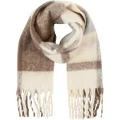 Vero Moda Écharpe 'VMIvy' beige / marron / gris clair