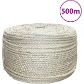 vidaXL Corde 100 % sisal 10 mm 500 m