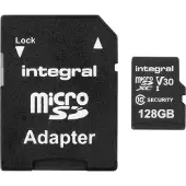 Enzo Carte microSD de 128 Go pour caméras de sécurité, caméras de route, caméras domestiques, systèmes de vidéosurveillance, caméras corporelles et drones