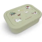 Filibabba Brotdose aus Silikon - Bog Green