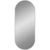 vidaXL Miroir mural Argenté 60x25 cm Ovale