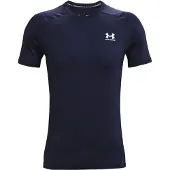 Under Armour Heatgear Fitted Short Sleeve T-shirt Bleu 2XL / Regular Homme