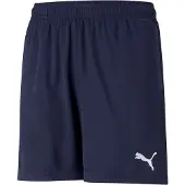 Puma Pantalon de sport 'Teamrise' bleu marine / blanc