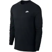 Nike T-Shirt 'Club' noir / blanc
