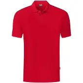 Jako Polo Uni Organic, Couleur:rouge, Taille:M