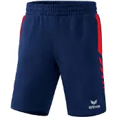 Erima Short de travail Six Wings New Navy/rouge