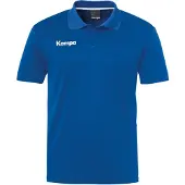 Kempa Poly Short Sleeve Polo Bleu S Homme