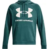 Under Armour Sweat de sport 'Rival' vert / blanc
