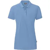 Jako Polo Organic pour femmes, Couleur:bleu glacier, Taille:38
