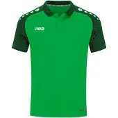 Jako Polo Uni Performance, Couleur:vert tendre/noir, Taille:L
