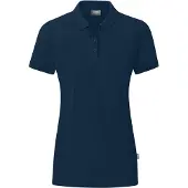 Jako Polo Organic pour femmes, Couleur:marine, Taille:46