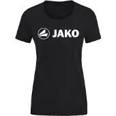 Jako T-shirt Promo pour femmes, Couleur:noir, Taille:44