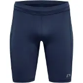 Newline Pantalon de sport bleu foncé / gris clair