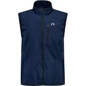 Newline Gilet de sport bleu foncé / noir / blanc