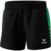 Erima Short de travail Six Wings noir/émeraude - 36