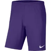 Nike Short de football pour homme Dri-Fit Park III Court, violet et blanc, taille XXL