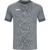 Jako Maillot Pixel manches courtes enfants - Gris pierre