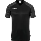 Uhlsport Maillot gris foncé / noir / blanc