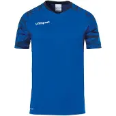 Uhlsport Goal 25 Short Sleeve T-shirt Bleu 12-13 Years Garçon
