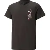 Puma Neymar Creativity Short Sleeve T-shirt Noir 7-8 Years Garçon