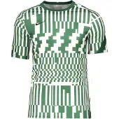 Nike T-Shirt fonctionnel vert / noir / blanc