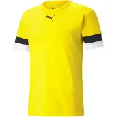 Puma Teamrise Maillot Hommes Manches Courtes - Jaune