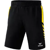 Erima Short de travail Six Wings noir/jaune