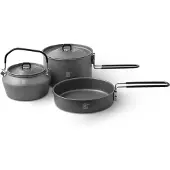Delphin CampWARE Set de casseroles 3en1