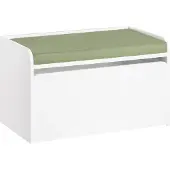 SoBuy Banc Coffre de Rangement 2 en 1 avec Tiroir à Roulettes