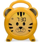 Alecto BC100TIGER - Réveilleur, veilleuse et réveil, tigre