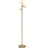 It´s about RoMi - Lampadaire Carrara - Or/Blanc - 30x30x160cm - 3L pour salon, chambre à coucher