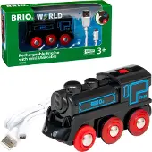 BRIO Locomotive rechargeable World - Ravensburger - Jaune - Mixte dès 3 ans