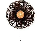 Good&Mojo - Applique Kalimantan - Bambou/Noir - Ø60cm