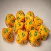 Chessex Jeu de dés polyédriques Speckled à dix faces (d10) - Lotus