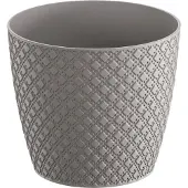 Prosperplast Pot De Fleurs 2l Orient Dor160-405u Gris
