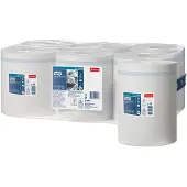 Essity Denmark A/S Håndklaederulle Plus M2 2-lag 160 m uden Hylse Hvid,6 rl/krt, Essuie-tout, Blanc