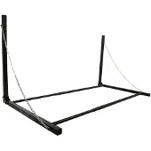 Pricenet Porte-pneus mural Acier Noir