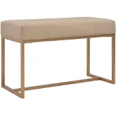 vidaXL Banc d'entrée beige 80 cm velours