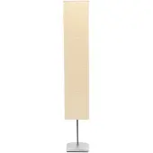 vidaXL Lampadaire "Bröckau" en papier de riz + acier laqué beige. Dimensions (L/H/P) 22x135x22 cm