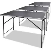 vidaXL Table à coller 3 pcs Pliable