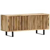 vidaXL Armoire TV 90x30x40 cm en bois massif de manguier