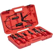 vidaXL Kit de pinces à collier et tournevis 10 pièces